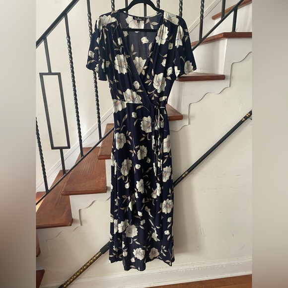 Lulus hi low wrap dress - Picture 1 of 4